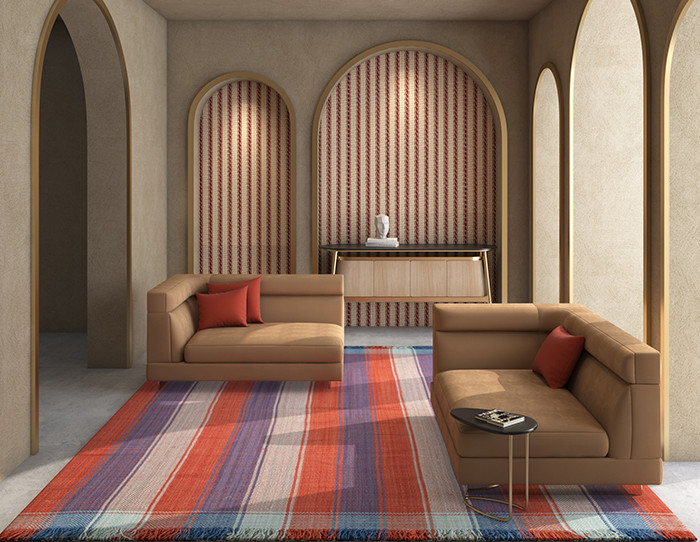geometric rug